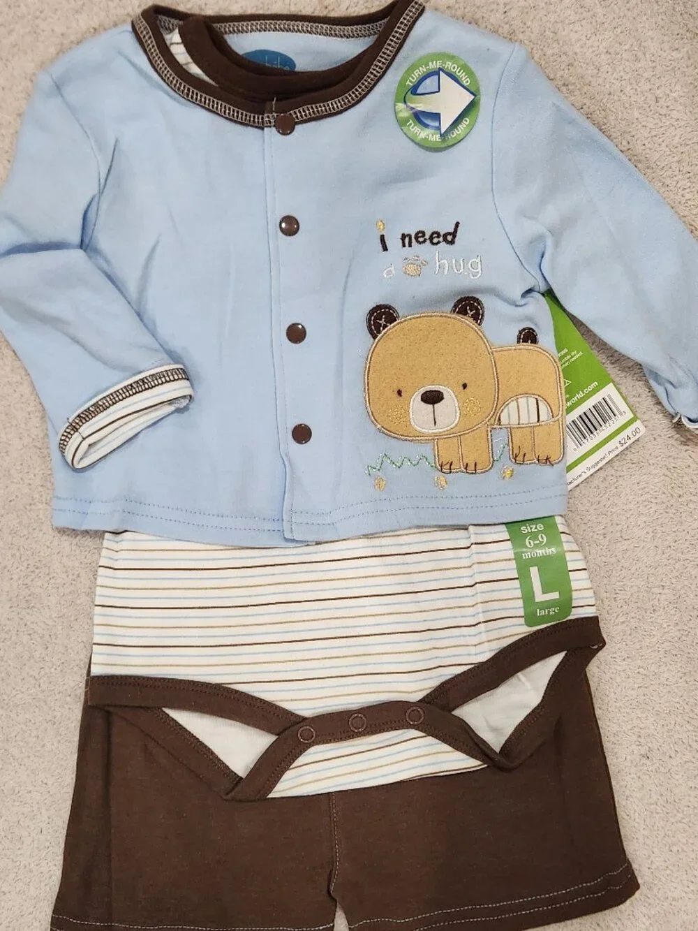 Bon Bebe'- Infant Boys' 3- piece 